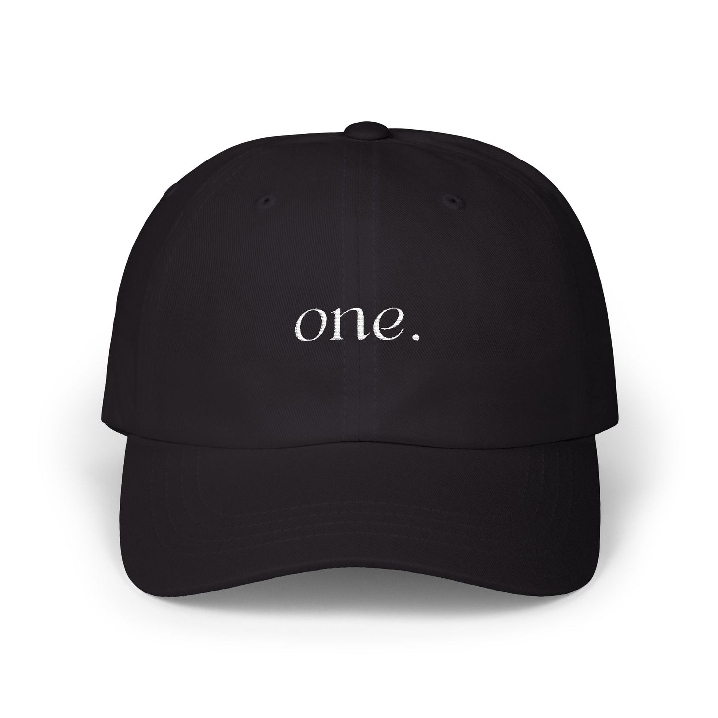 ONE. Wellness Cap - White Embroidery