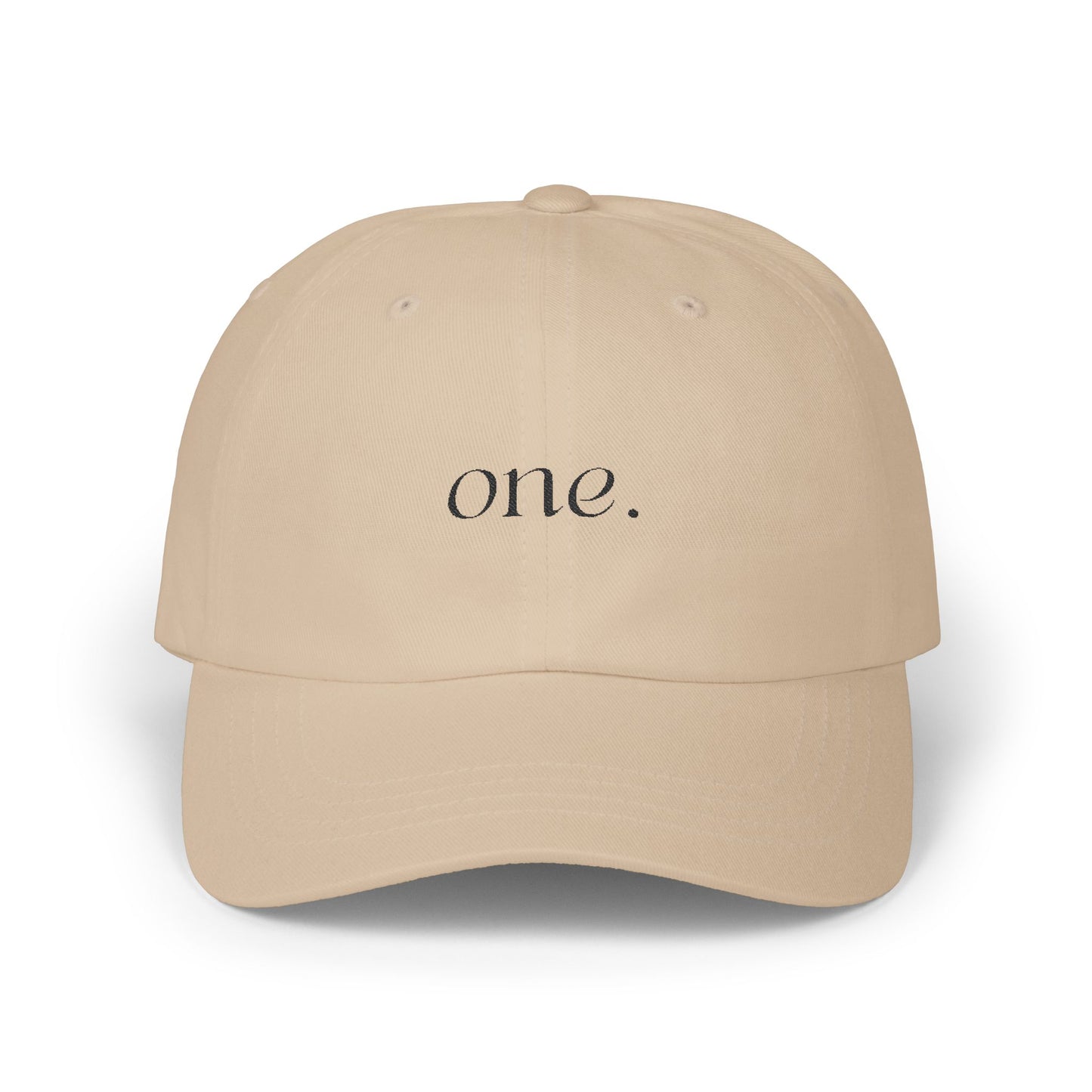 ONE. Wellness Cap- Black Embroidery