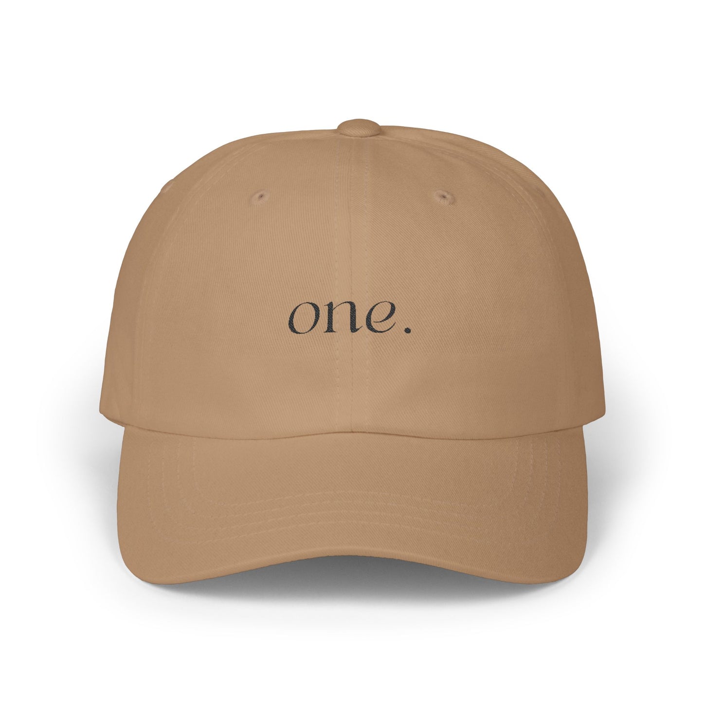 ONE. Wellness Cap- Black Embroidery
