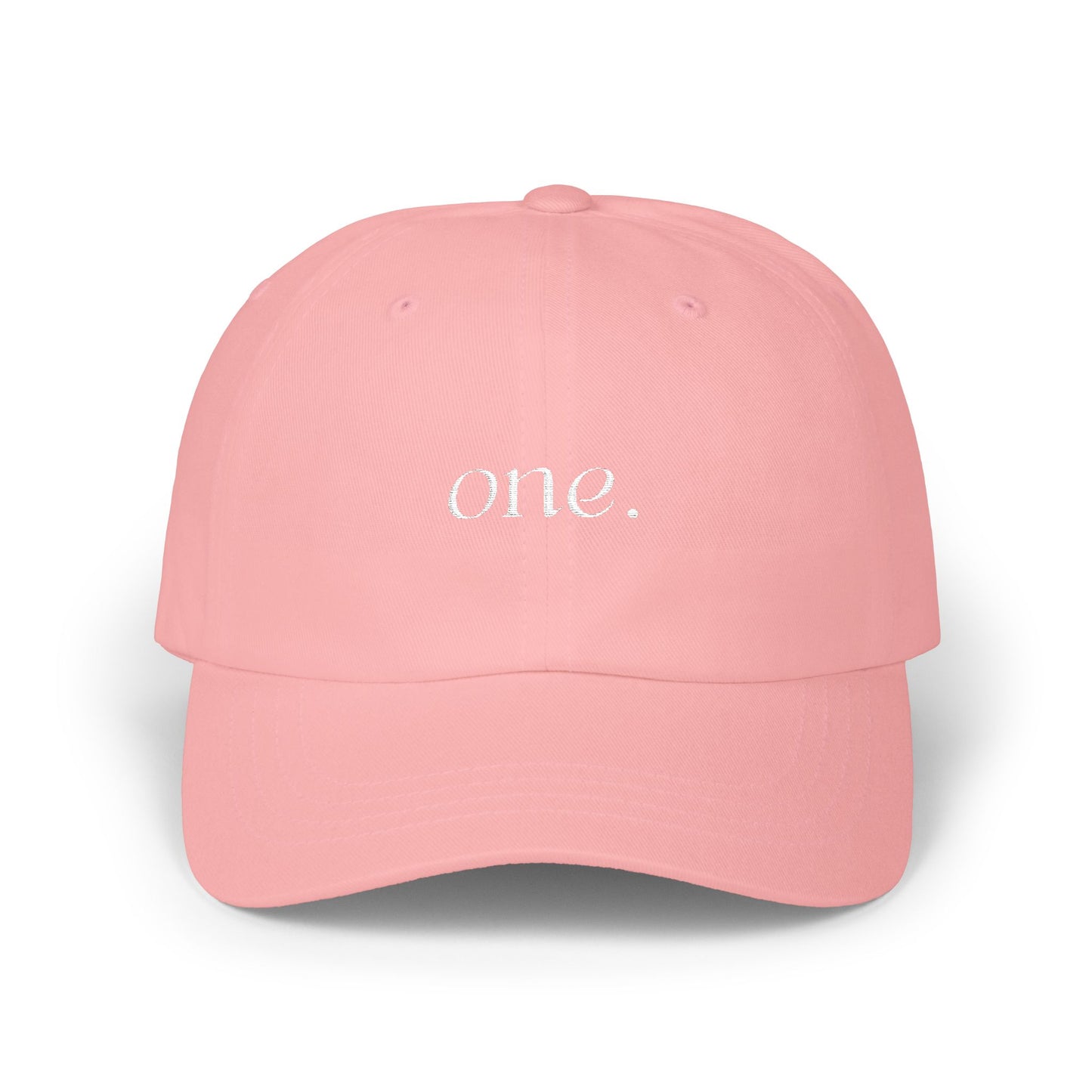 ONE. Wellness Cap - White Embroidery