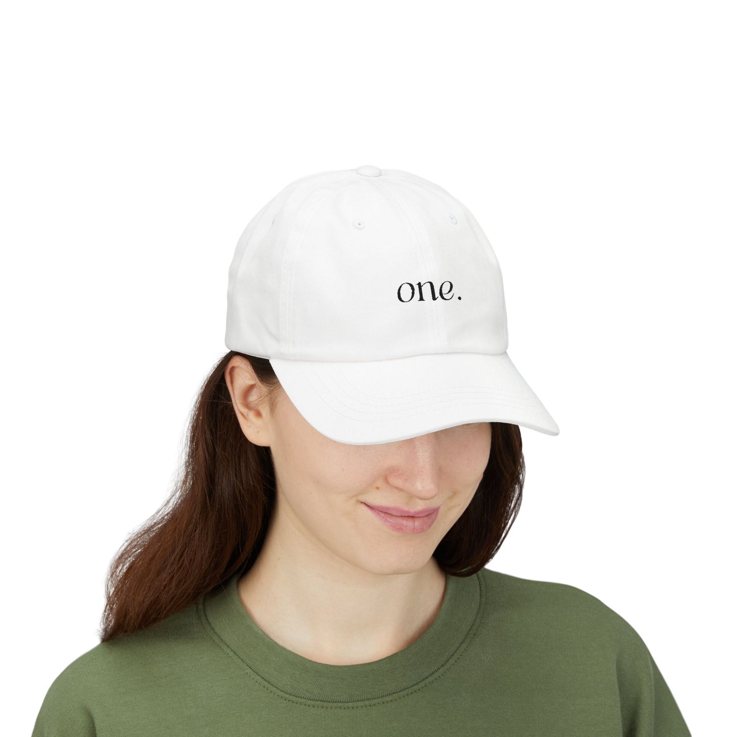 ONE. Wellness Cap- Black Embroidery