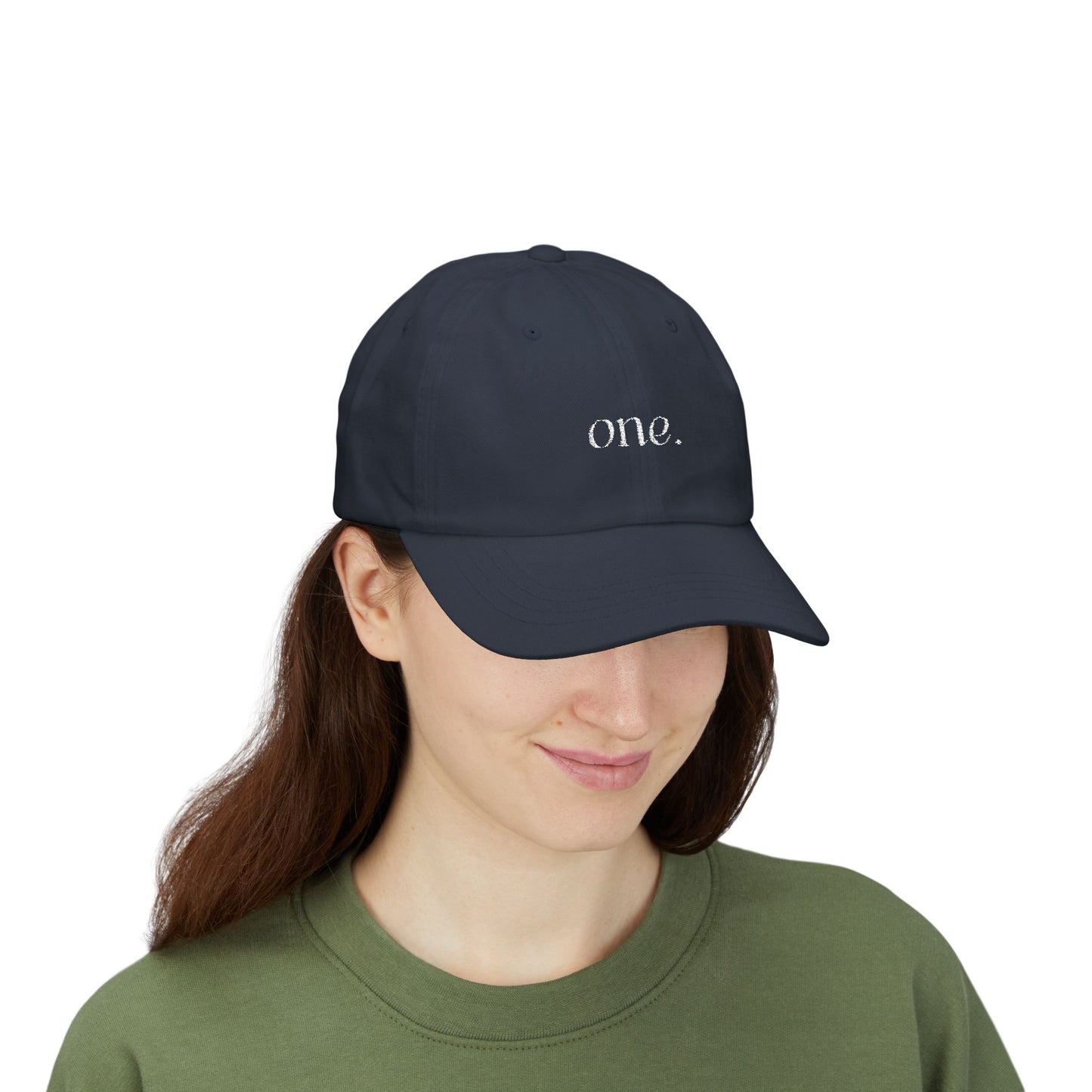 ONE. Wellness Cap - White Embroidery