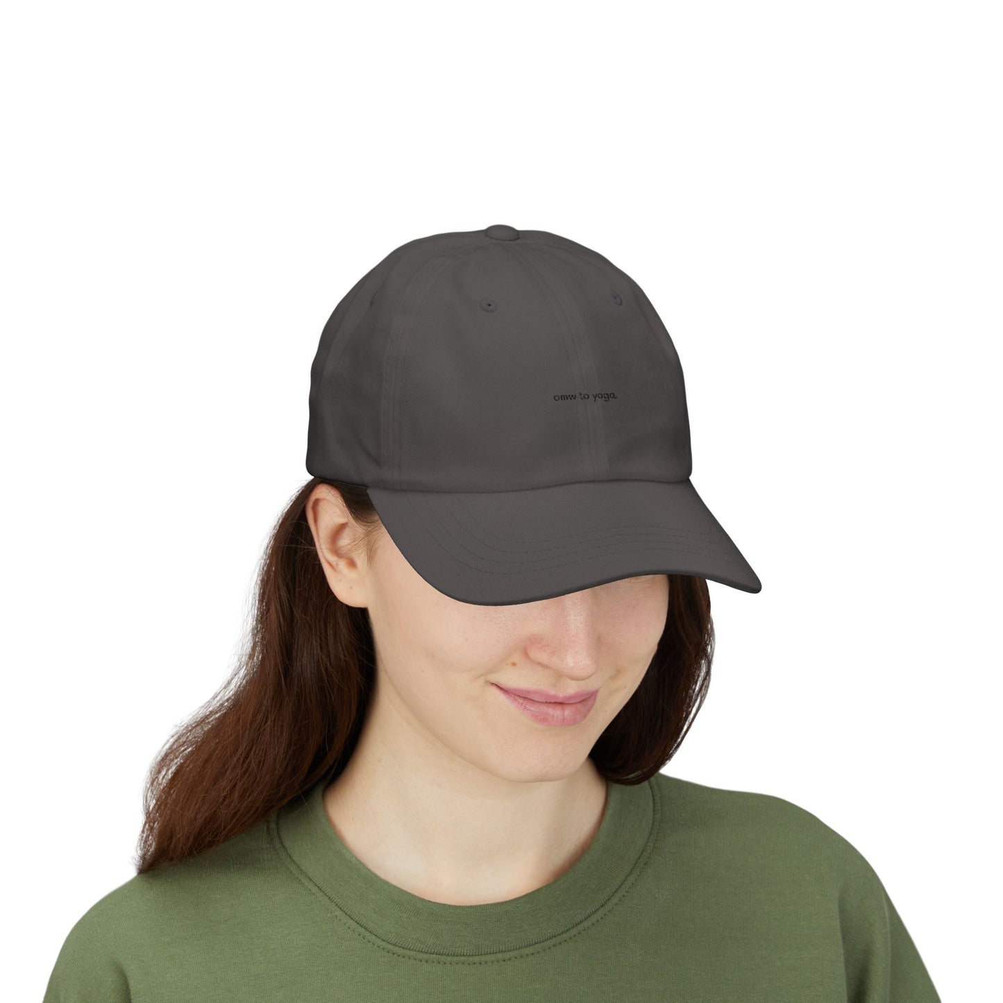 On My Way to Yoga - Black Embroidery